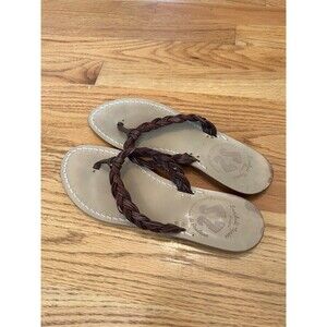 Italian Made Sandali Tipici Maiori Leather Flip Flop Sandals